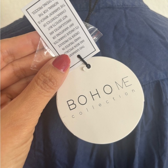 Chic Ombre Navy and Light Blue Women's Tunic - Picture 6 of 11